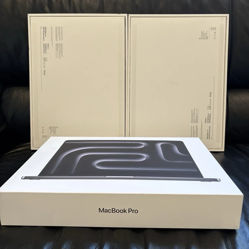Lot Of 3 Empty Box Apple MacBook Pro 16-inch A3403 CPU/20C GPU‎ 48GB/1TB/KB-US